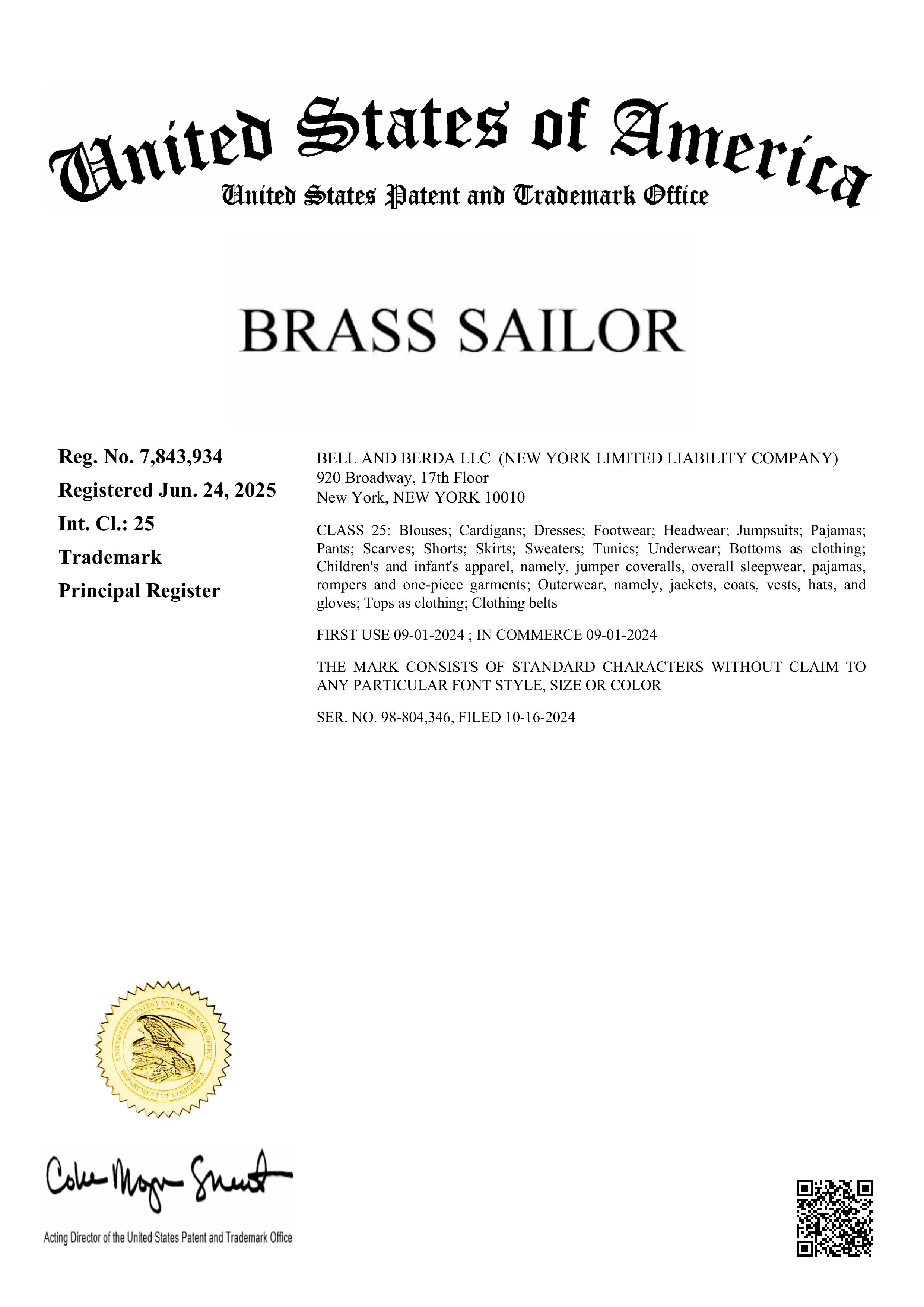 Brass Sailor